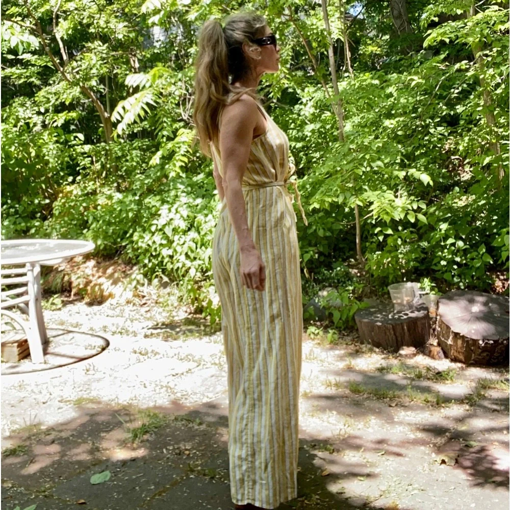 ARTISAN NY oversized linen jumpsuit Sz 4us - Picture 10 of 16